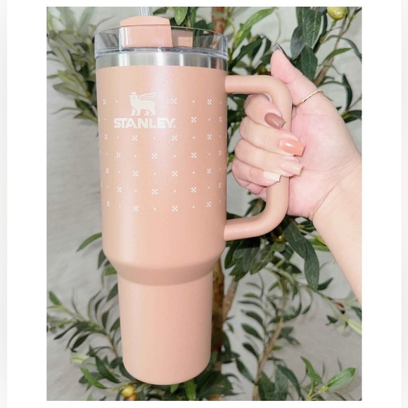 Stanley 40 oz Stainless Steel H2.0 FlowState Quencher Tumbler ✨Deep Clay Orange - Picture 9 of 12